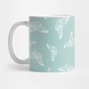 Butterfly pattern / Minimalistic pastel design / Creative style Art Mask Mug